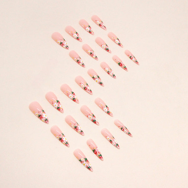 12 Sizes-24 Pcs Press On Nails W835