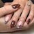 12 Sizes-24 Pcs Press On Nails C1517
