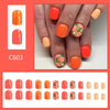 12 Sizes-24 Pcs Press On Nails C603