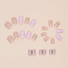 12 Sizes-24 Pcs Press On Nails W1556