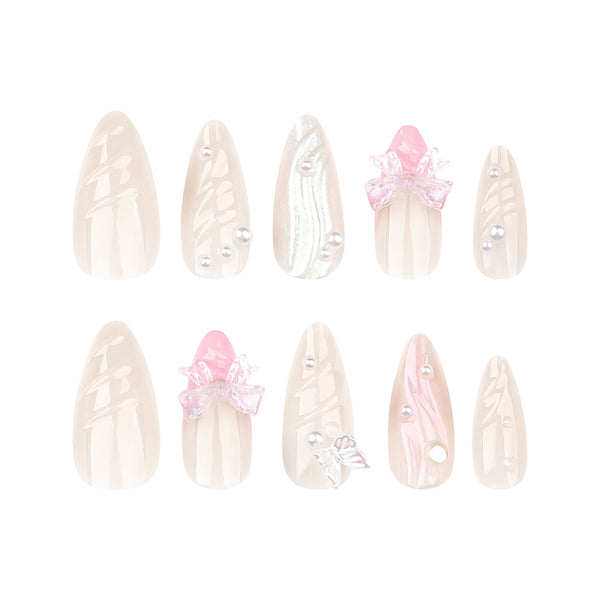 12 Sizes-24 Pcs Press On Nails JP3474