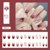 12 Sizes-24 Pcs Press On Nails R412