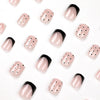12 Sizes-24 Pcs Press On Nails JP1829