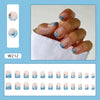 12 Sizes-24 Pcs Press On Nails W212
