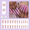 12 Sizes-24 Pcs Press On Nails Z418