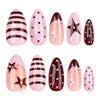 12 Sizes-24 Pcs Press On Nails JP4381