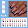 12 Sizes-24 Pcs Press On Nails Z695