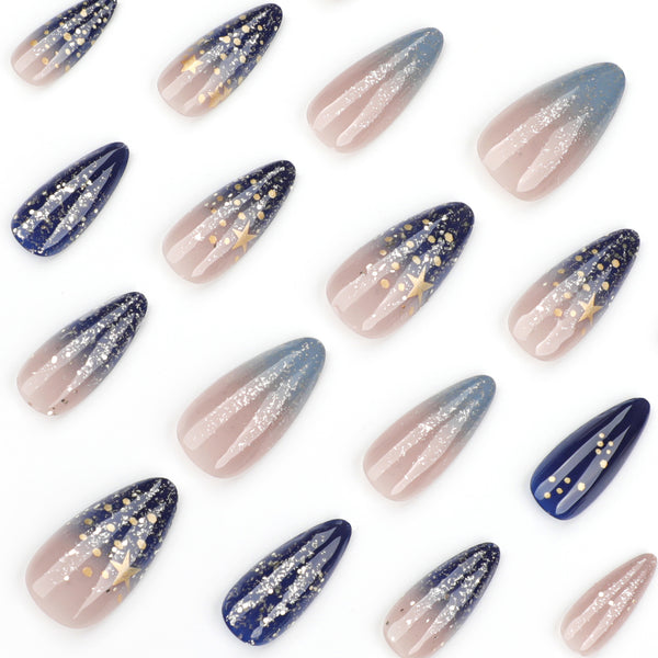 12 Sizes-24 Pcs Press On Nails JP3756