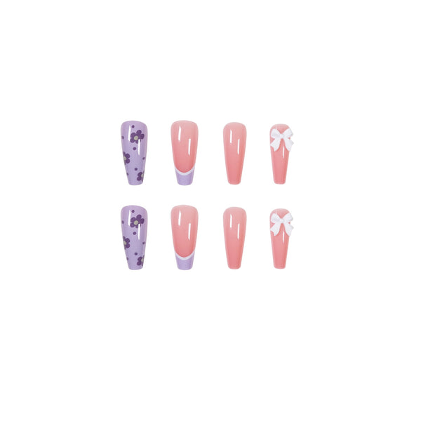 12 Sizes-24 Pcs Press On Nails JP1203
