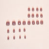 12 Sizes-24 Pcs Press On Nails W1948
