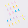 12 Sizes-24 Pcs Press On Nails JP1046