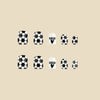 12 Sizes-24 Pcs Press On Nails y2073-z-24