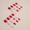 12 Sizes-24 Pcs Press On Nails W1368