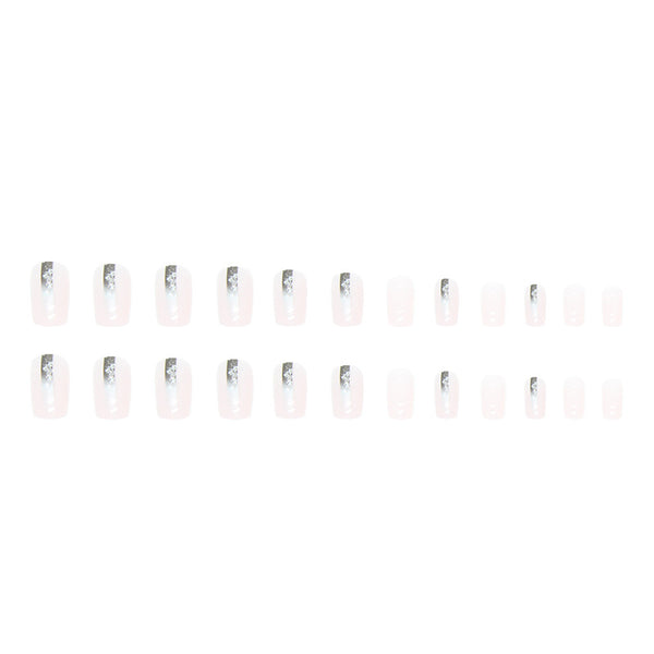 12 Sizes-24 Pcs Press On Nails W515