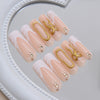 12 Sizes-24 Pcs Press On Nails Z1352