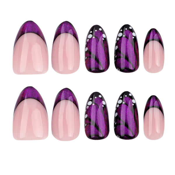 15 Sizes-30 Pcs Press On Nails GD16