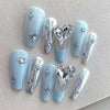 12 Sizes-24 Pcs Press On Nails Z752