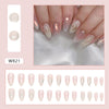 12 Sizes-24 Pcs Press On Nails W821