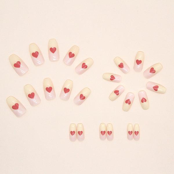 12 Sizes-24 Pcs Press On Nails W309