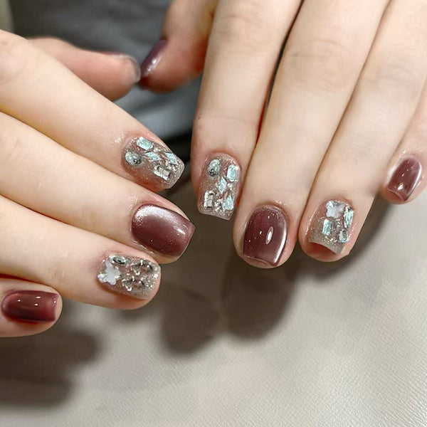15 Sizes-30 PcsPress On Nails My233