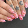 12 Sizes-24 Pcs Press On Nails C438