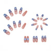 12 Sizes-24 Pcs Press On Nails Z144