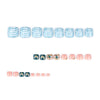 12 Sizes-24 Pcs Press On Nails JP4254