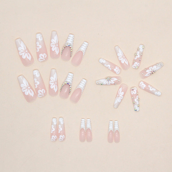 12 Sizes-24 Pcs Press On Nails Z683