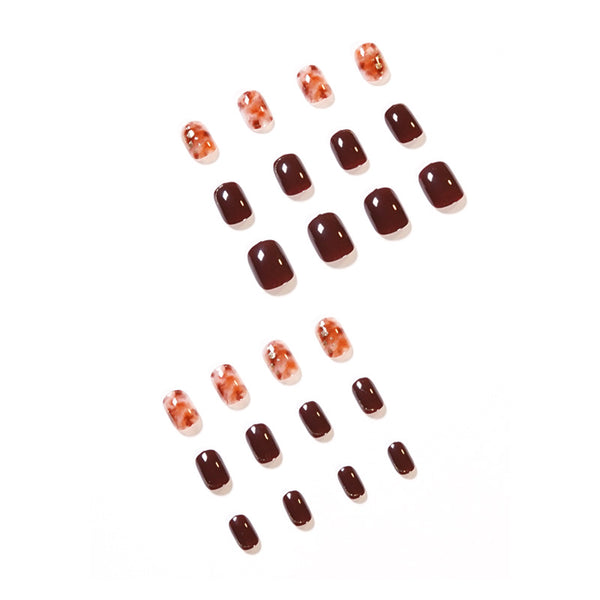 12 Sizes-24 Pcs Press On Nails JP1459