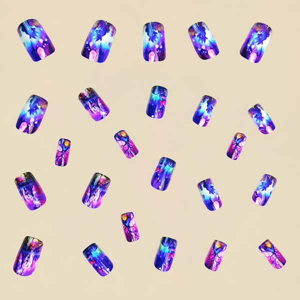 12 Sizes-24 Pcs Press On Nails Y272