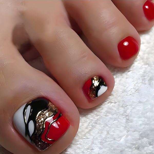 12 Sizes-24 Pcs Press On Nails Y884