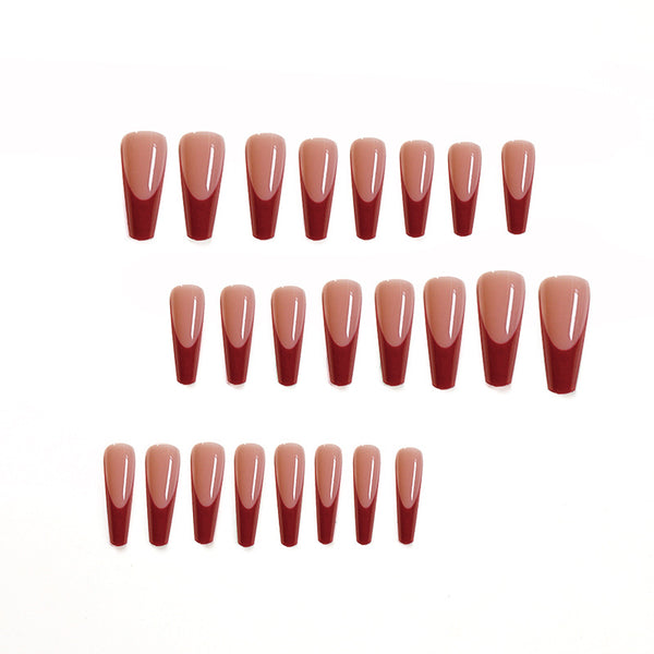 12 Sizes-24 Pcs Press On Nails JP1028