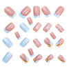 12 Sizes-24 Pcs Press On Nails Y1007