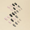 12 Sizes-24 Pcs Press On Nails Y005
