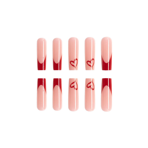12 Sizes-24 Pcs Press On Nails C282