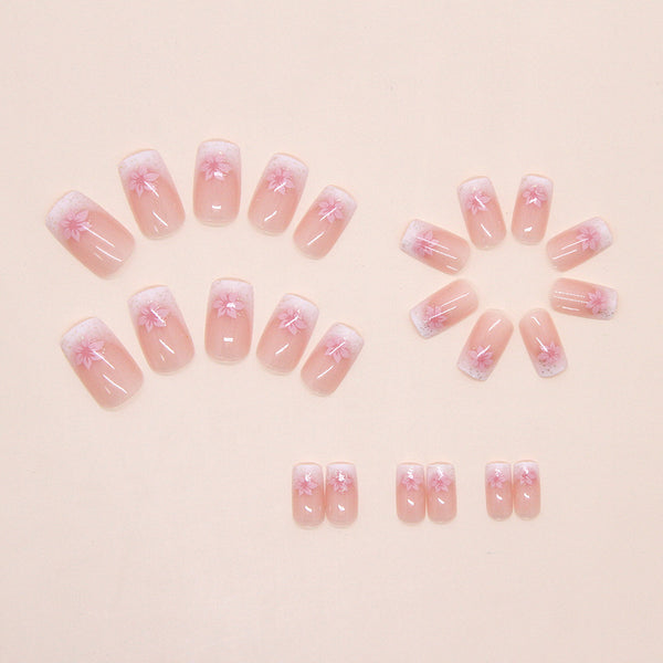 12 Sizes-24 Pcs Press On Nails W2055