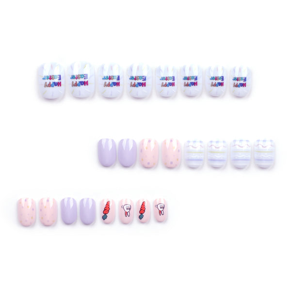 12 Sizes-24 Pcs Press On Nails JP2840