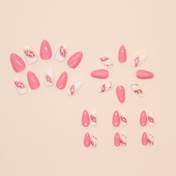 12 Sizes-24 Pcs Press On Nails W1631