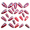 12 Sizes-24 Pcs Press On Nails Y1765