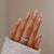 12 Sizes-24 Pcs Press On Nails JP1476