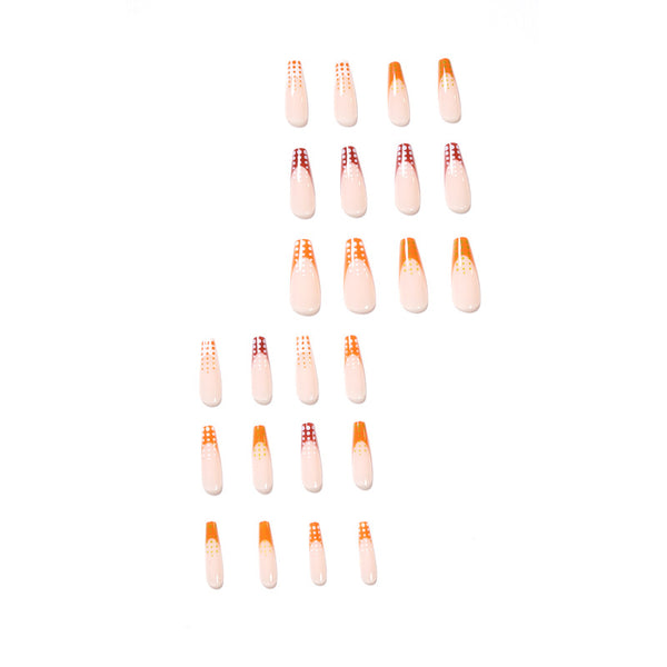 12 Sizes-24 Pcs Press On Nails JP1435