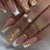 12 Sizes-24 Pcs Press On Nails W1479
