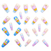 12 Sizes-24 Pcs Press On Nails Y704