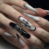 12 Sizes-24 Pcs Press On Nails JP3470