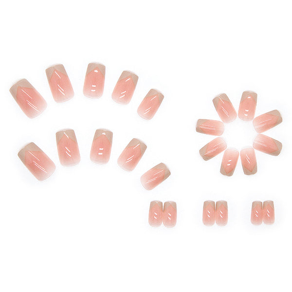 12 Sizes-24 Pcs Press On Nails R435