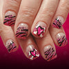 12 Sizes-24 Pcs Press On Nails C1509