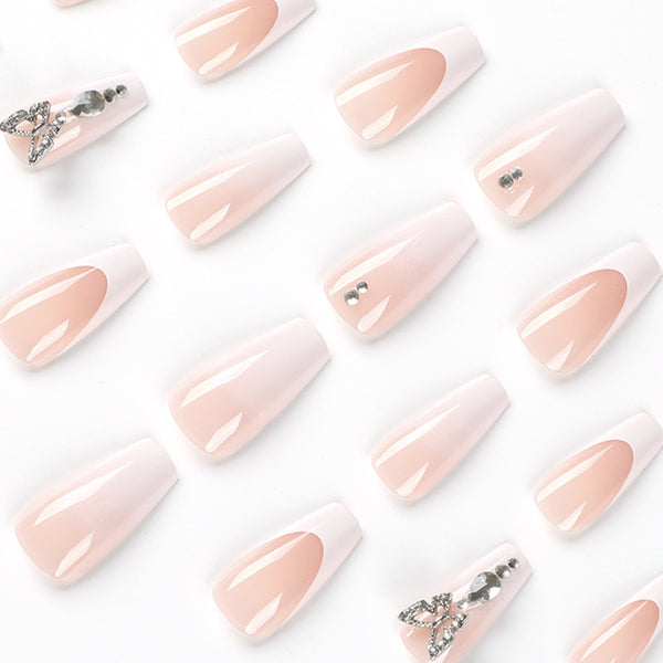12 Sizes-24 Pcs Press On Nails JP2144