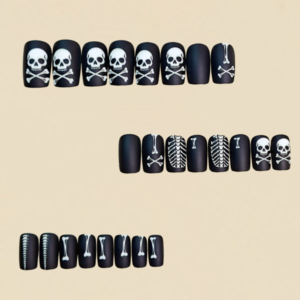 12 Sizes-24 Pcs Press On Nails y2061-24