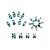 12 Sizes-24 Pcs Press On Nails Y448