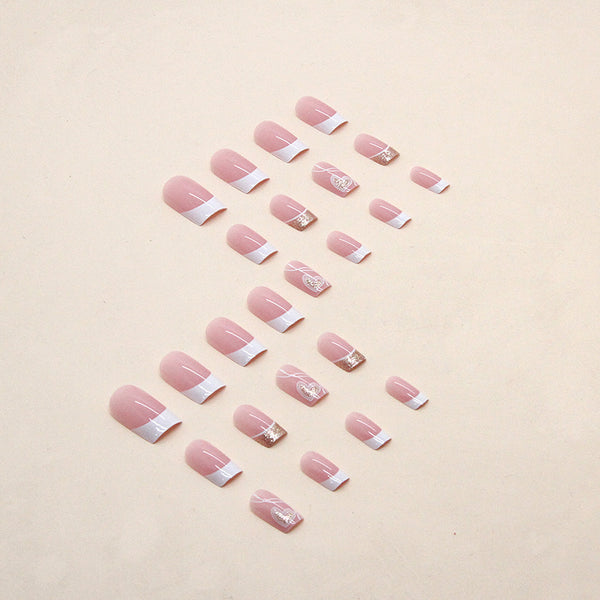 12 Sizes-24 Pcs Press On Nails W354